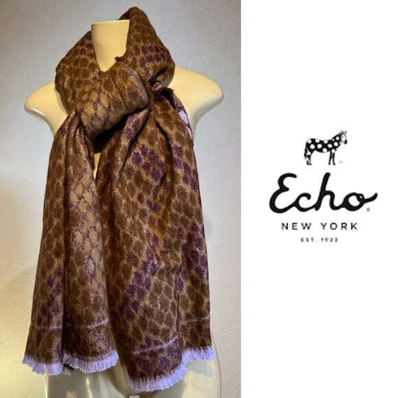 COPY - NWT $118 SCARF by ECHO - London - Wrap - One Size - Picture 1 of 7